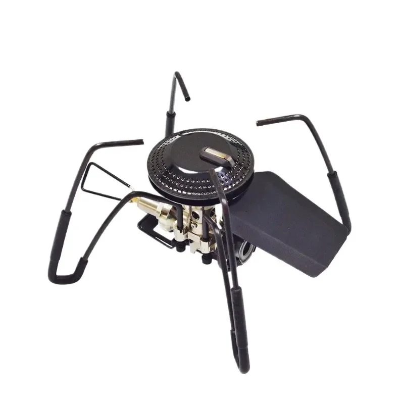 Burner outdoor camping mountaineering camping folding lightweight cassette stove ST-340BK