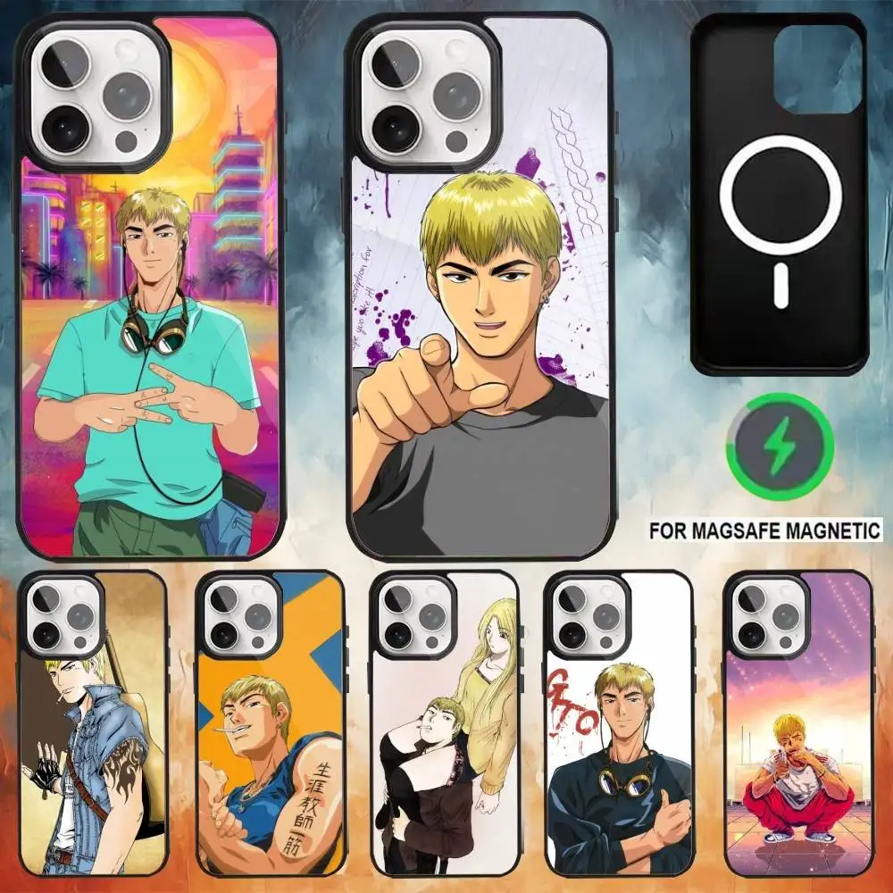 

G-Great T-Teacher Onizukas Phone Case For iPhone17,16,15,14,13,12,11 Plus,Pro Max Magnetic For Magsafe Wireless Charging