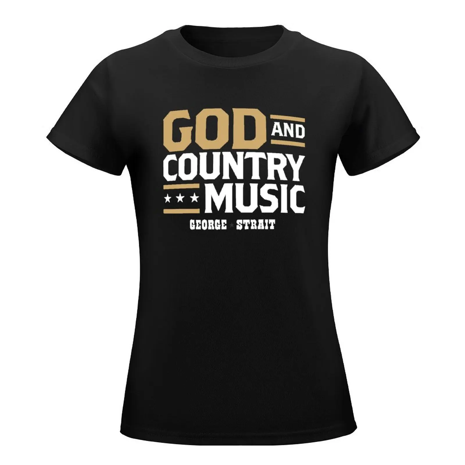 god and country music T-Shirt tees cute tops graphics hippie clothes t-shirt dress for Women plus size sexy