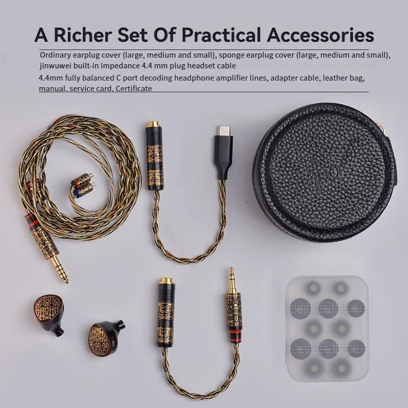 

BEEP WUKONG 2DD+4BA HIFI IEMs Wired in-ear Earphones Monitor Headphone with 4.4mm Detachable Cable