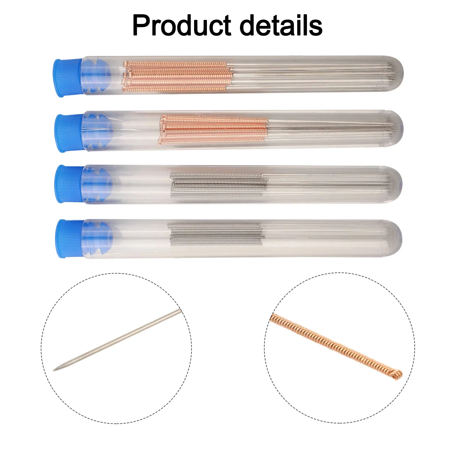 for Professional Grade Nozzle for Cleaning Needle Kit Features a Total of 40 Stainless Steel Needles in Multiple Sizes