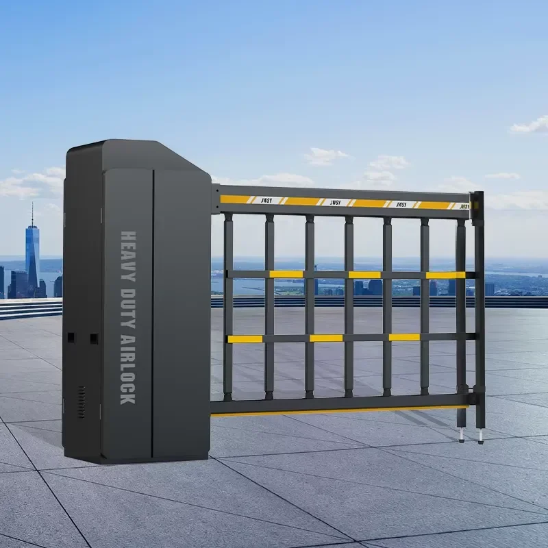 Barrier Gate Fast Open Power 200W Heavy Fence with Grid Automatic Barrier Gate Parking Barrier Entrance Exit Large