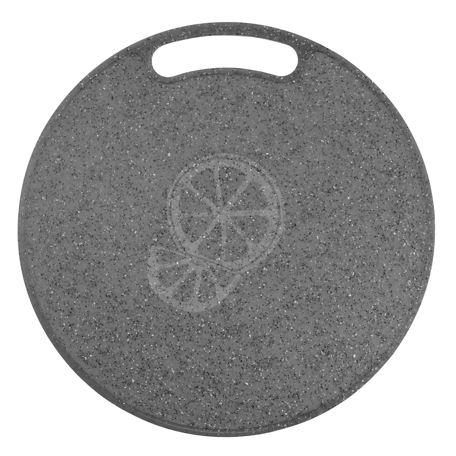 Stylish Marble Finish Round Cutting Board Heavy Duty Chopping Block for Vegetables Fruits Meat Bread Pizza Sushi Slice Prep Wall