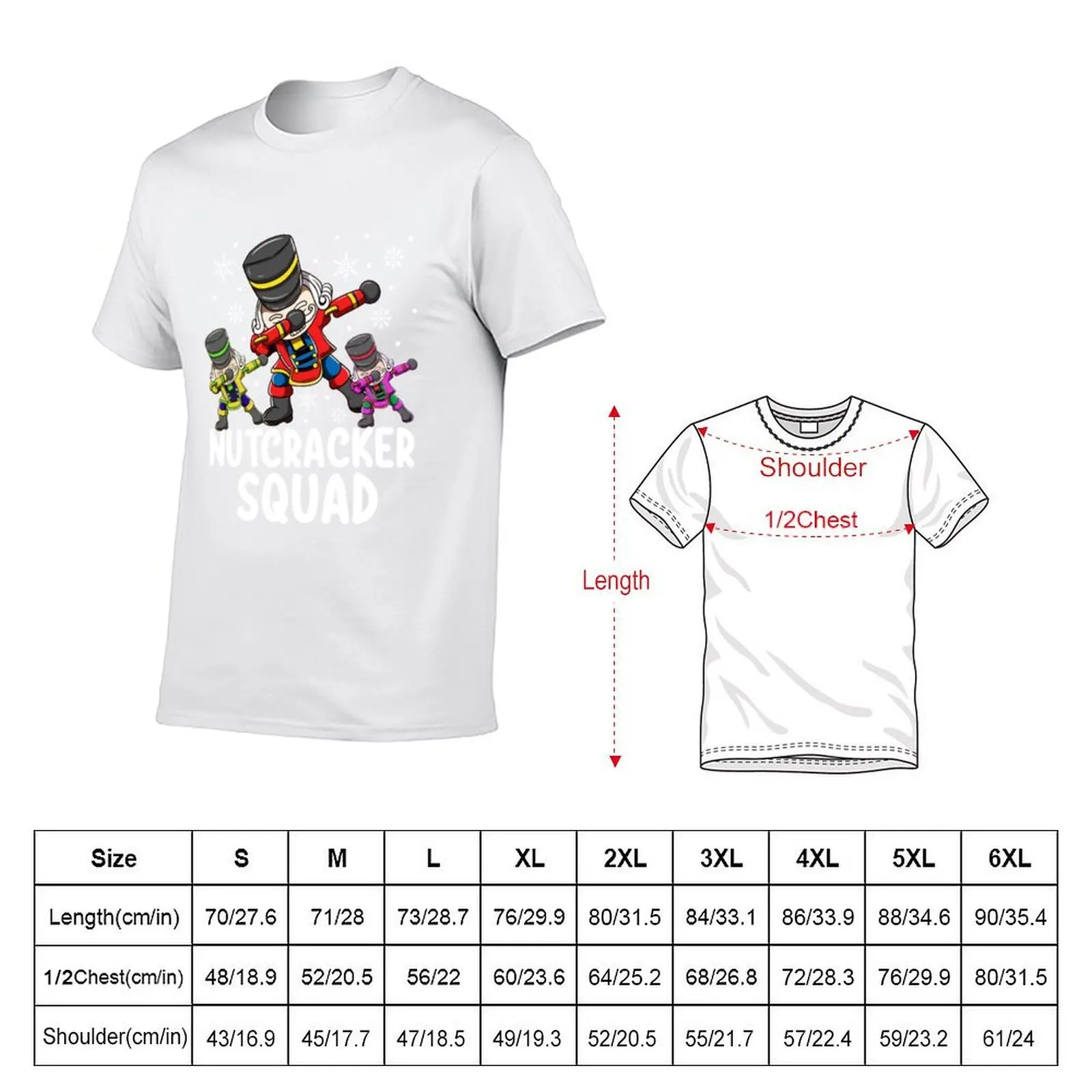 Dabbing Nutcracker Cousin Squad T-Shirt man t shirt graphic cotton t shirt man T-Shirt