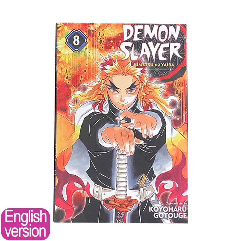 anime japones demon slayer ingles comic book grupo kimetsu no vol youth manga livro livro 01