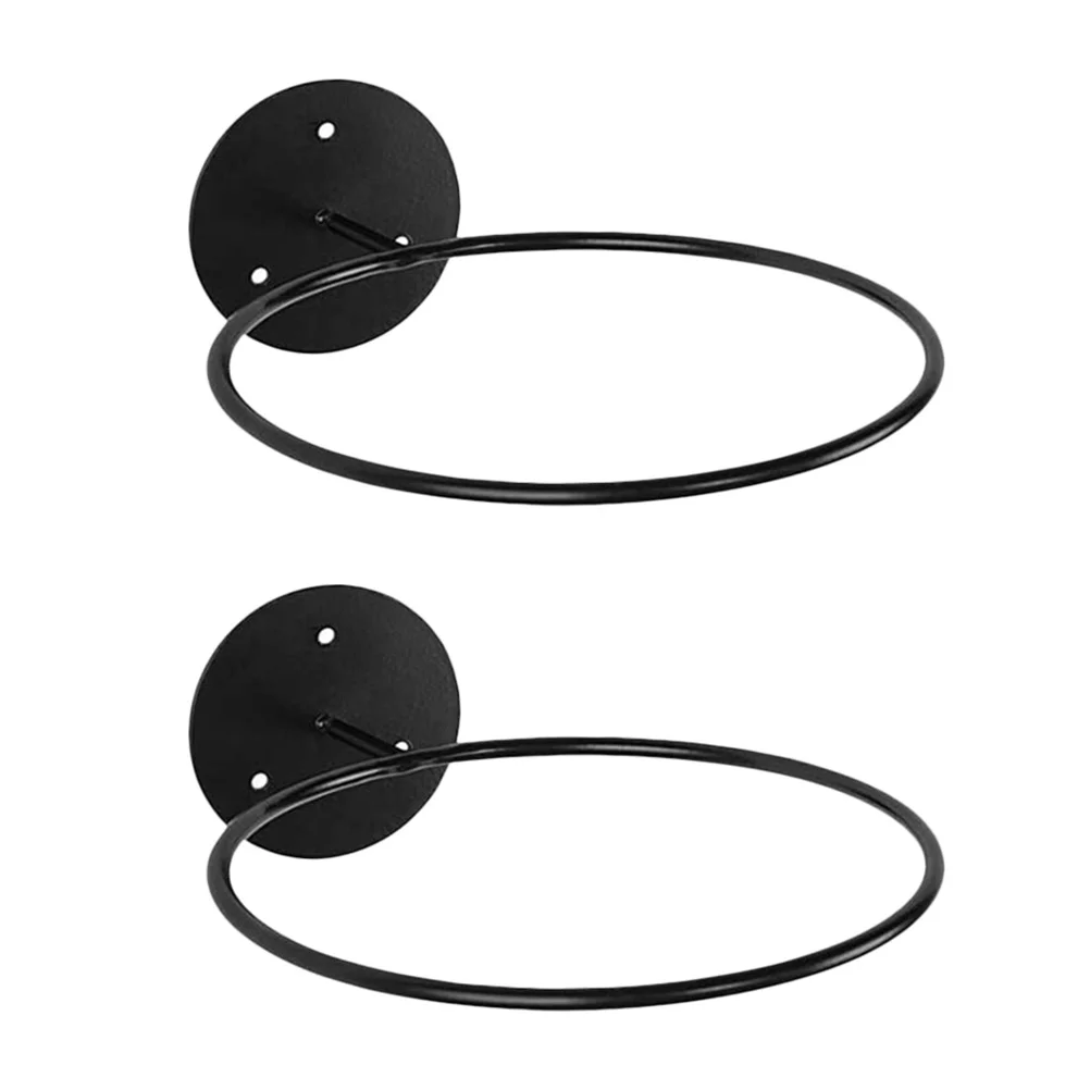

1Set Wall-Mounted Basketball Mount Strong Practical Iron Material Safe Convenient Storage Display Balls Helmets