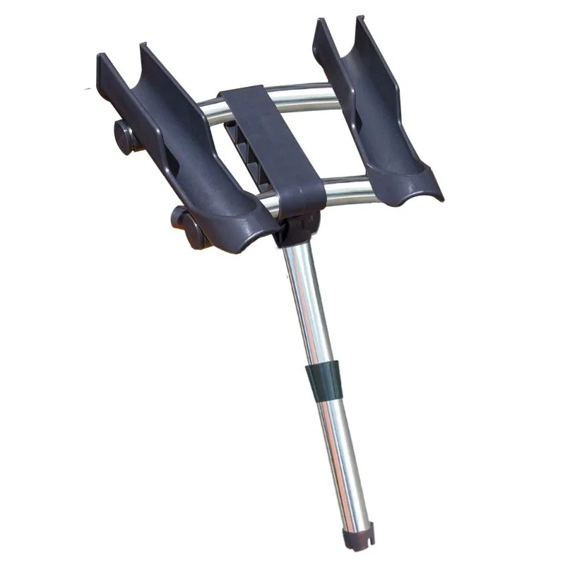 Yacht fishing boat, quick lift double position fishing rod holder