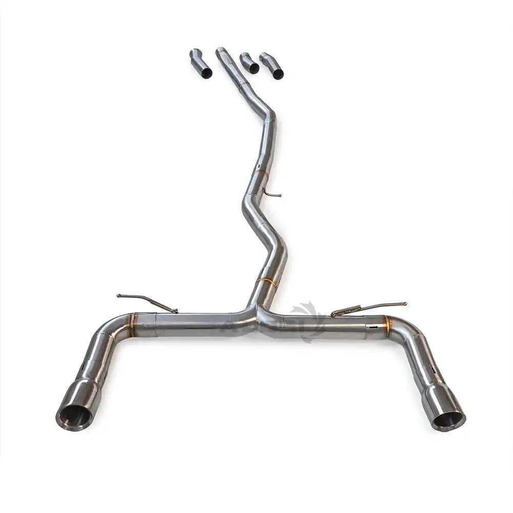 Выхлопная система Catback для BMW 330i F30 2.0t 2012-2018 Высокопроизводительная выхлопная система из нержавеющей стали с задней частью без глушителя спортивный автомобиль су