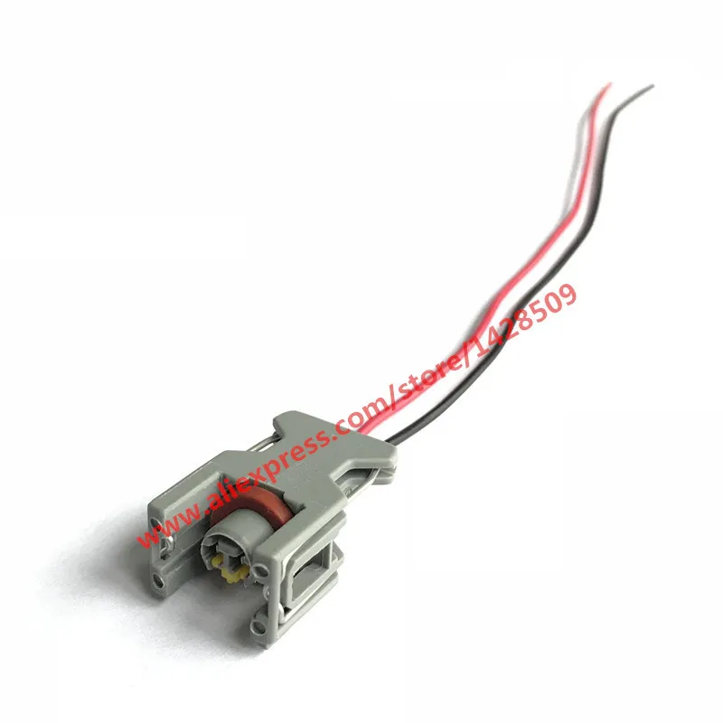 Delphi-conector eletrônico à prova d\'água, Auto injetor diesel, plugue do trilho de combustível, chicote de fios, 2 pinos, T15, 10811963,