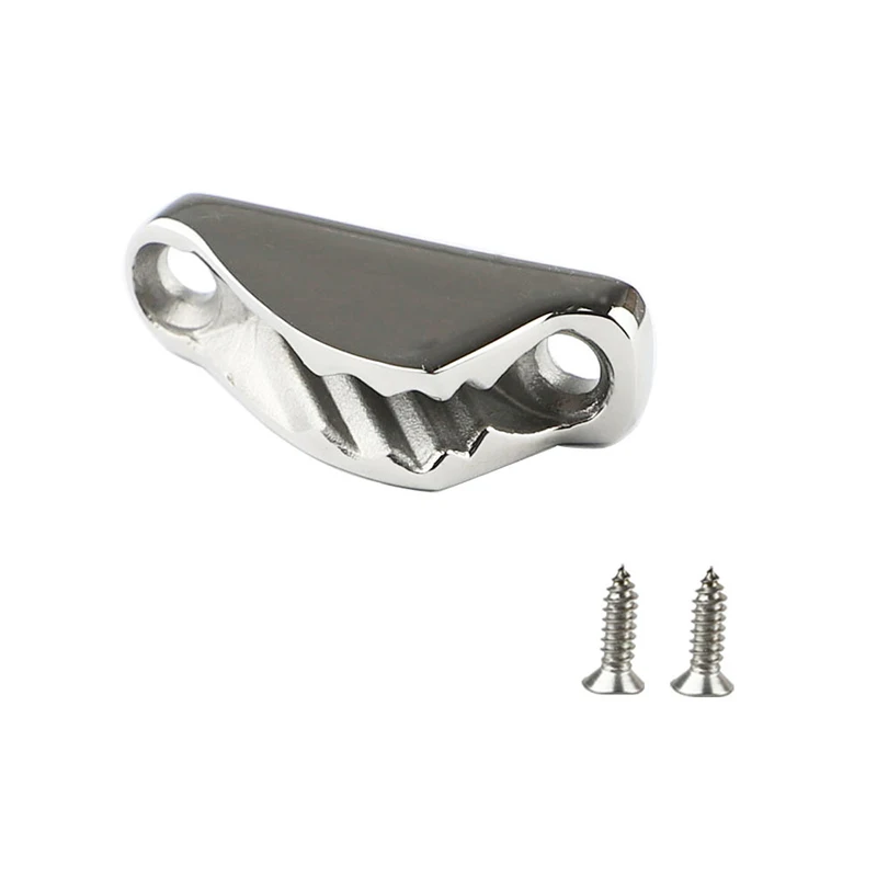 Stainless Steel Boat Clam Cleat Rope Parts Sailing Kayak Accessories Hardware Inox