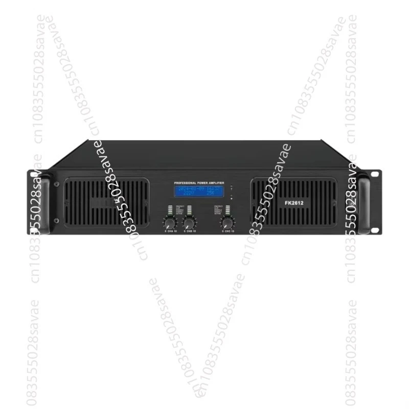 Class H Subwoofer 2 * 600W + 1200W Amplifier 3 Channel Audio Amplifier