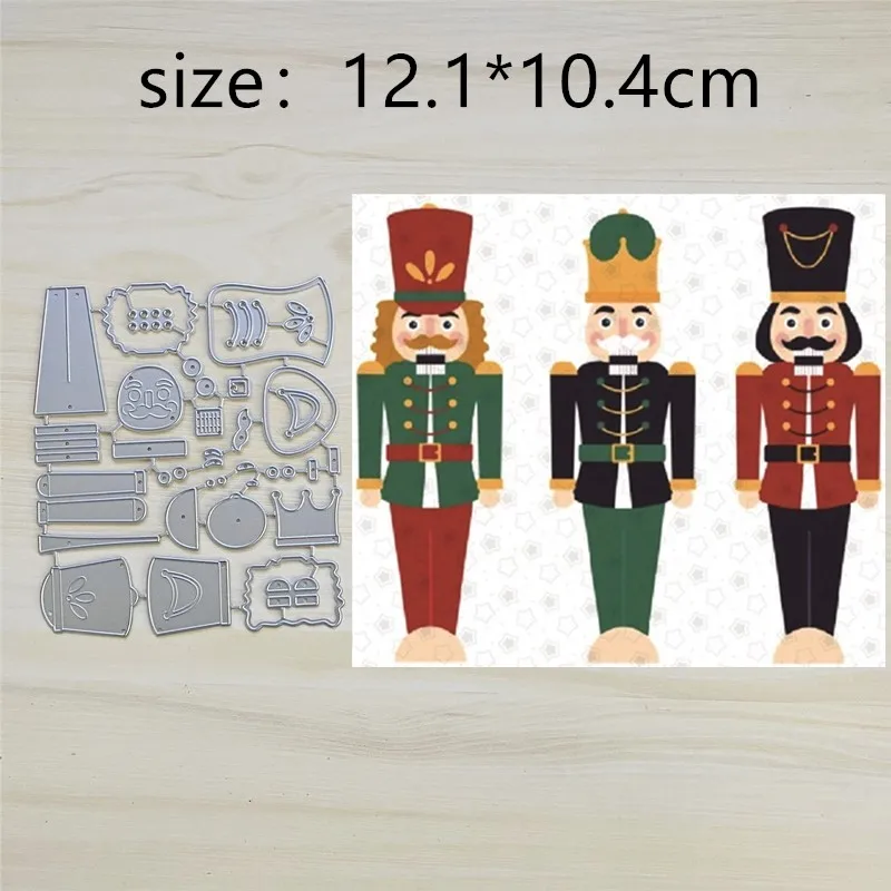 Christmas Soldier Boy Metal Cut Dies Stencils for Scrapbooking Stamp/Photo Album Decorative Embossing DIY Paper Cards