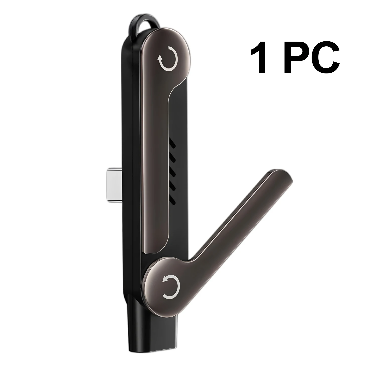 240W Ladekabelhalterung USB Typ C Flaches Ladekabel C-Kick-Kabelständer mit unsichtbarer Unterstützung Faltbarer Telefonhalter