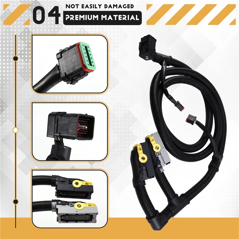 Auto para ec210b ec240b ec290b d6e d7e cablagem do motor novo 14631808 cablagem de conexão para controlador