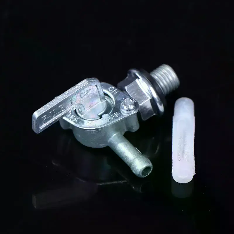 

1Pcs Generator Gas Engine Tank Switch M10 Fit 1/4" Hose Tap ON/OFF Universal Fuel Shut Off Valve Tap Replacement