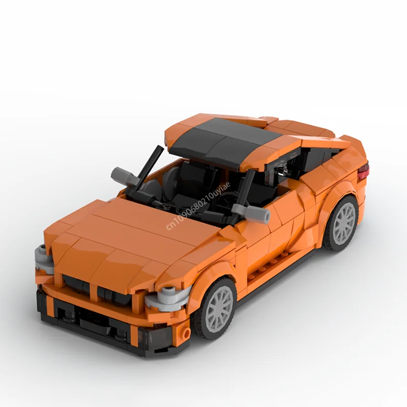 418pcs MOC BMWM2 G87 Racing Sports Car Vehicle Speed Champion Racer Building Blocks Brick Creative Garage Toys for Boys Gift