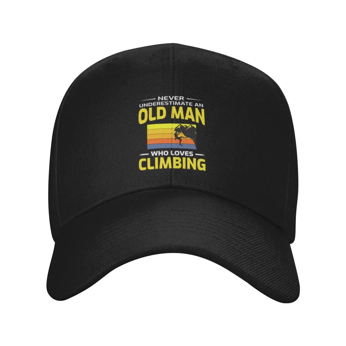 Fashion Rock Wall Climbing Bouldering Climber Dad Grandpa baseball cap Photo Shoots Sun Visor Hat