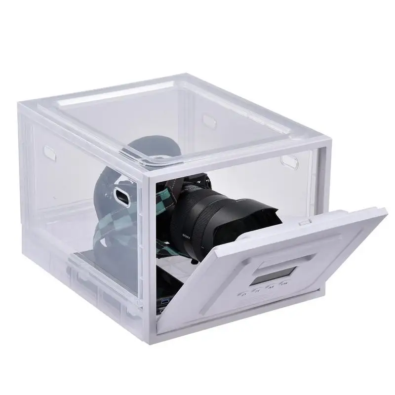 Fridge Lock Box Organizer Of Lockable Storage Containers Transparent Medicine Lock Box Food Telephone Tablet Computer