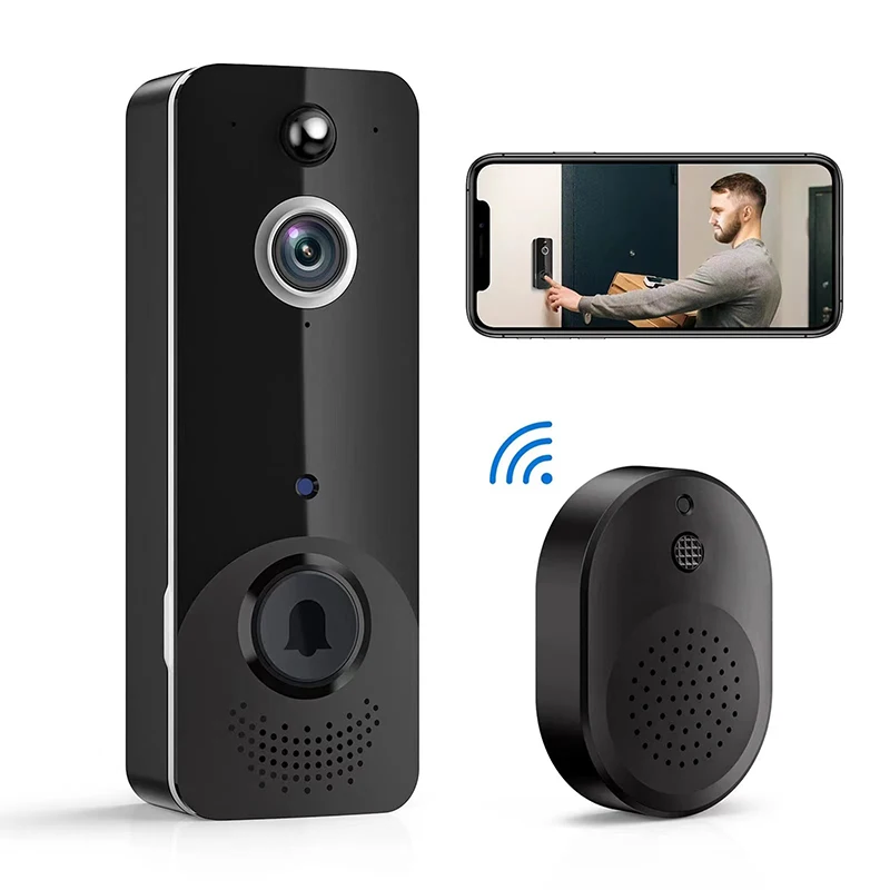 

New HD video doorbell WiFi waterproof outdoor wireless IP camera Smart home security two-way intercom support Alexa Google Home