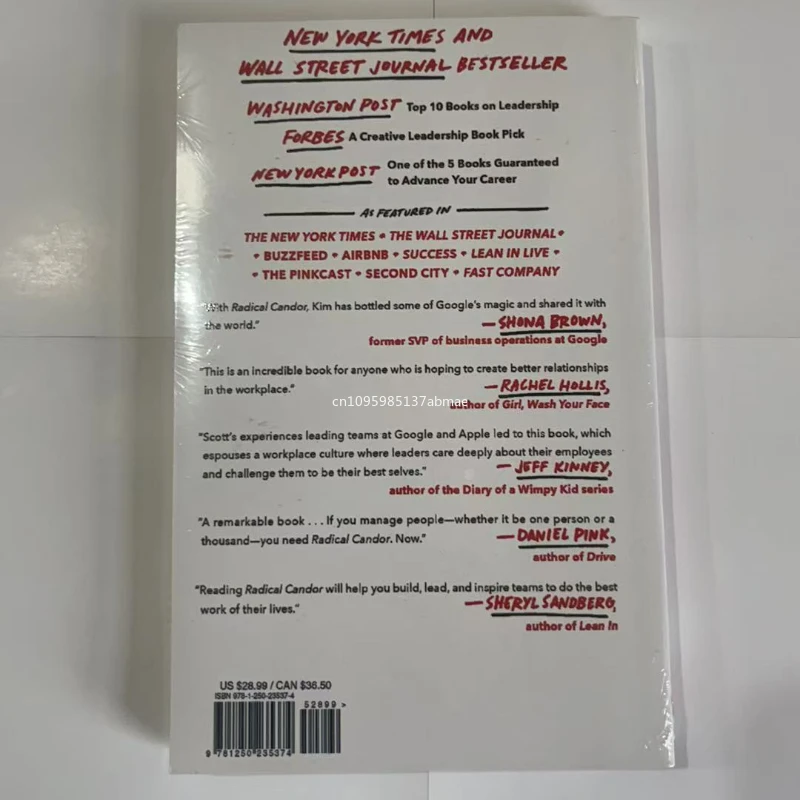 Radical Candor: Fully Revised & Updated Edition: Be a Kick-Ass Boss Without Losing Your Humanity