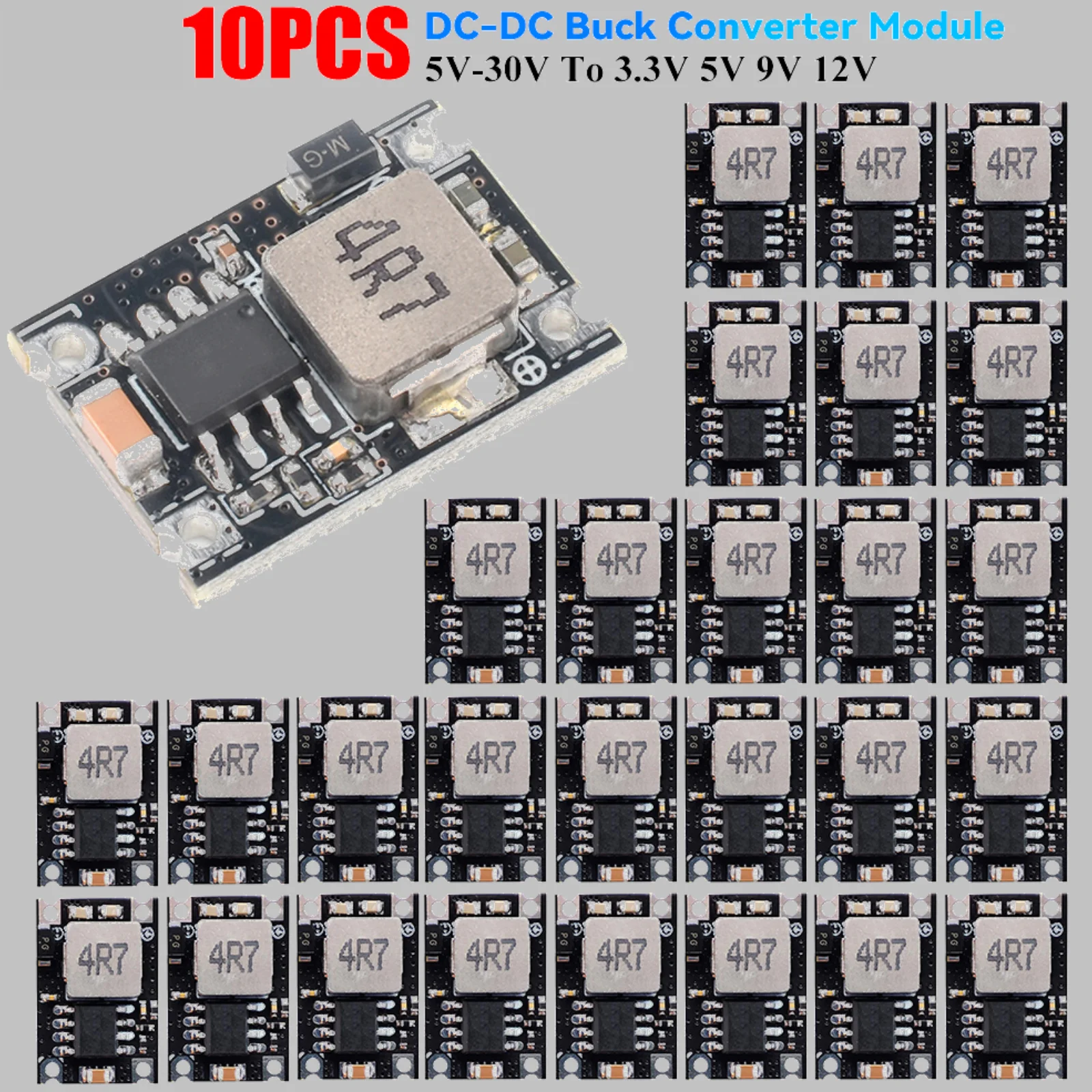 DC-DC محول فرق الجهد تنحى وحدة 5 فولت-30 فولت إلى 3.3 فولت 5 فولت 9 فولت 12 فولت الجهد المنظم قابل للتعديل محول فرق الجهد وحدة امدادات الطاقة