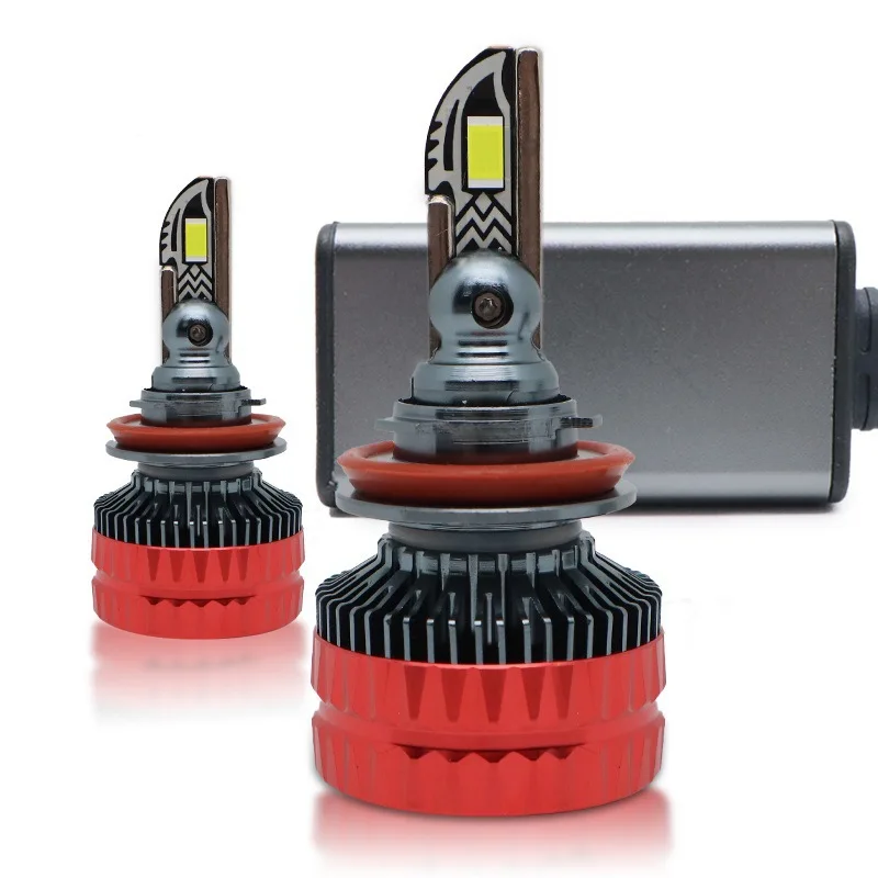 

XTG XT17 Blade Dual Copper Tube LED Headlight H4 High Brightness High Power Universal Car Headlight 130W