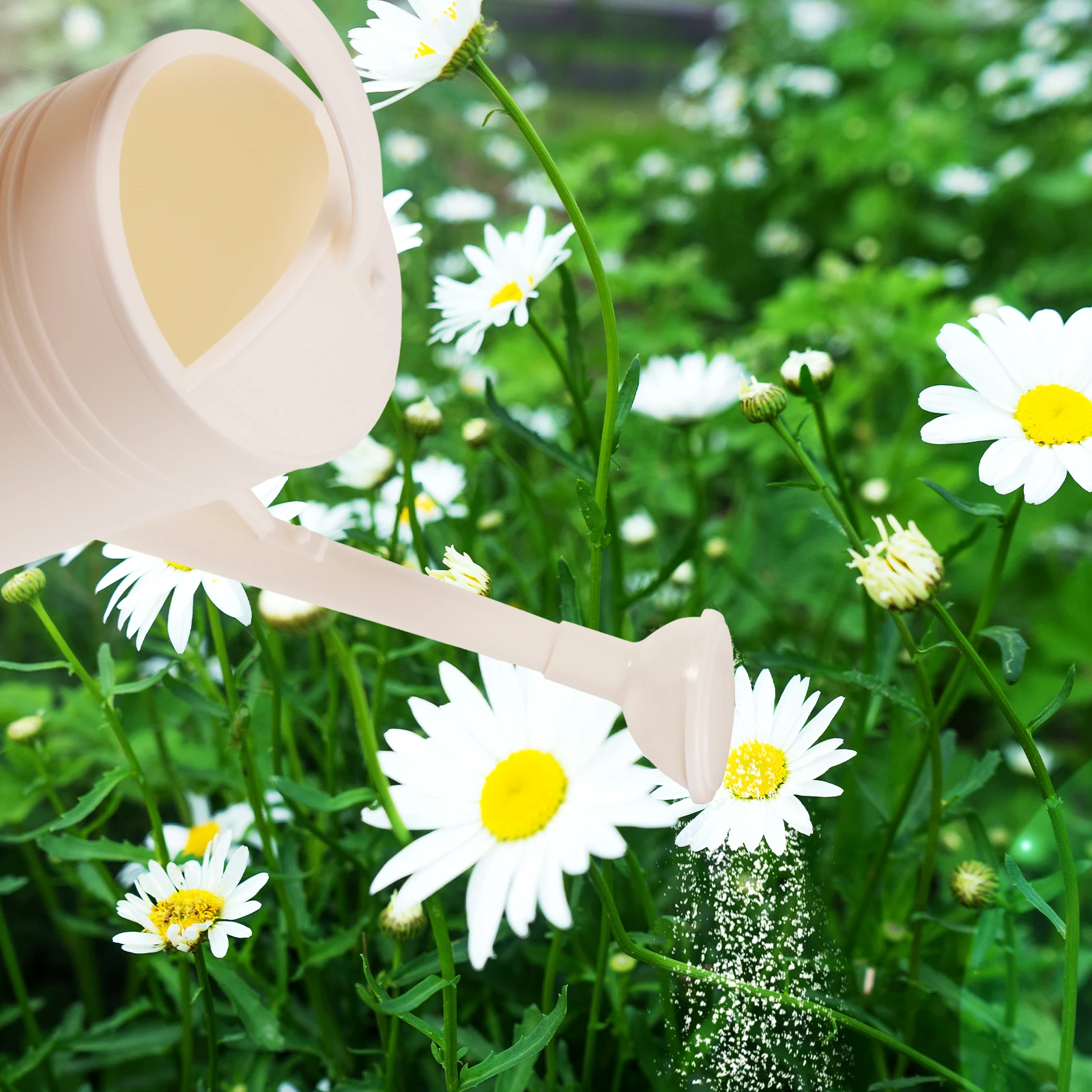 

Long Spout Can Durable Plastic Flower Pot Indoor Outdoor Plants Garden Bonsai Small Watering Tool No Spill Ergonomic Handle Cute