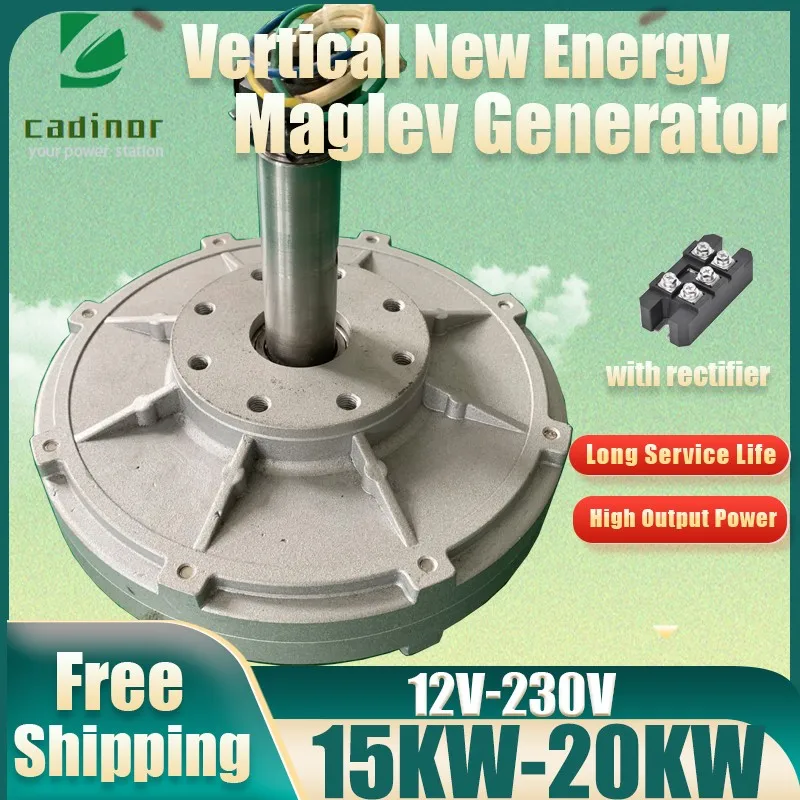 15-20KW Wind Turbine Generator 12V24V 48V 300Rpm AC/DC Power Magnetic Dynamo Water Turbine Hydro Alternator Free Energy Windmill