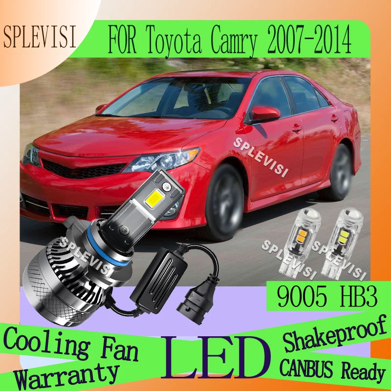 

2PCS Low Voltage Protection Easy Installation and Bright Beam High Beam For Toyota Camry 2007 2008 2009 2010 2011 2012 2013 2014