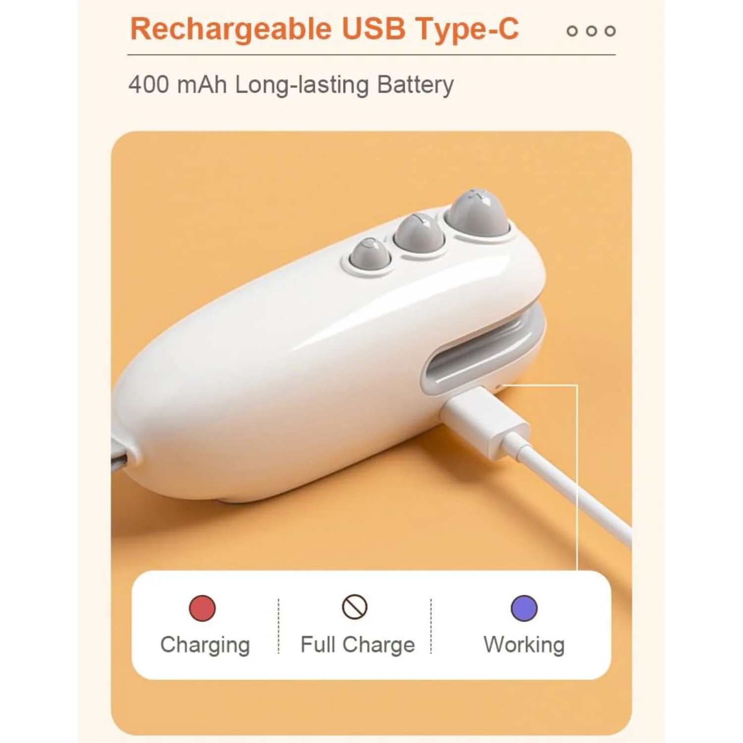 Перезаряжаемый мини-запайщик пакетов, портативная машина для термосварки закусок 2 в 1, с магнитом для пластиковых майларовых пакетов