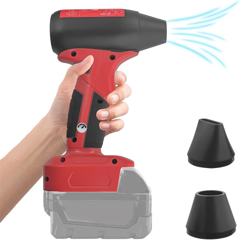 Handheld Jet Blower For Milwaukee 18V Lithium Battery Portable Violent Turbofan 4-Speed Air Pump Air Duster for Drying, Cleaning