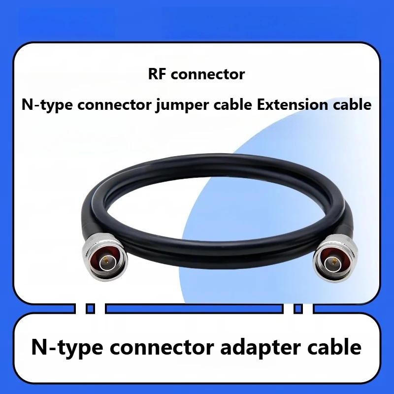 N-Type Flexible RF Jumper Cable Coaxial Signal Transmission Cable for RF Devices Attenuator Test Applications