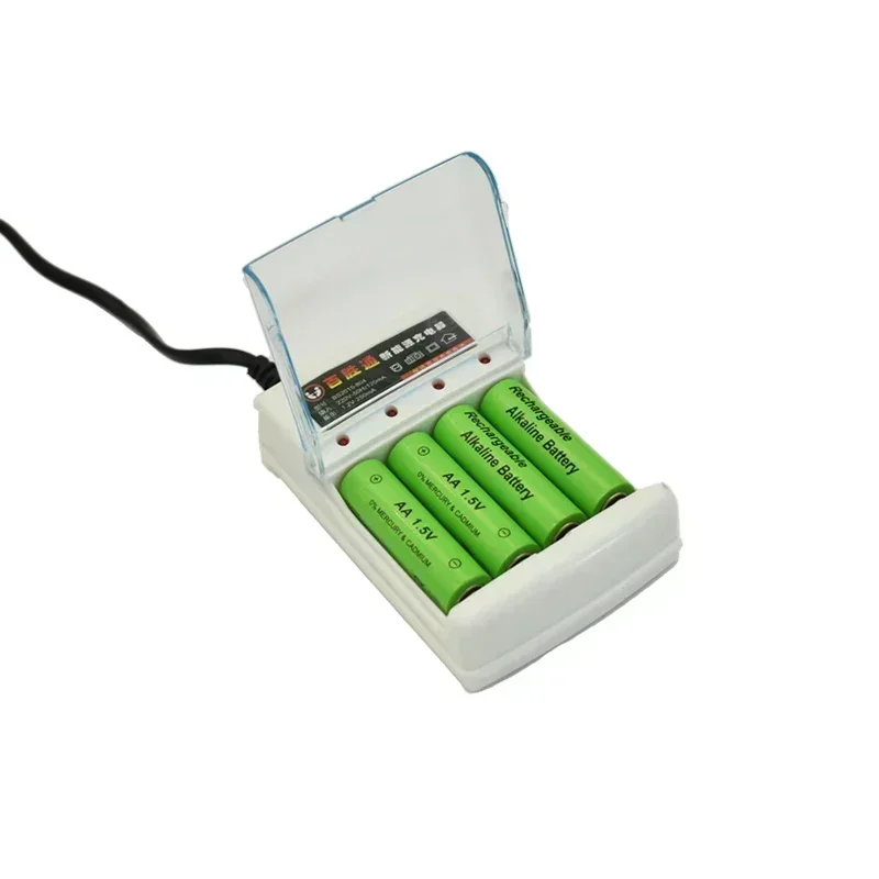 2024New AA1.5V4800mAh AAA 1.5V3800mAh بطارية قابلة للشحن ni-mh قلوية للبطاريات مثل الساعة والماوس والكمبيوتر واللعبة وما إلى ذلك