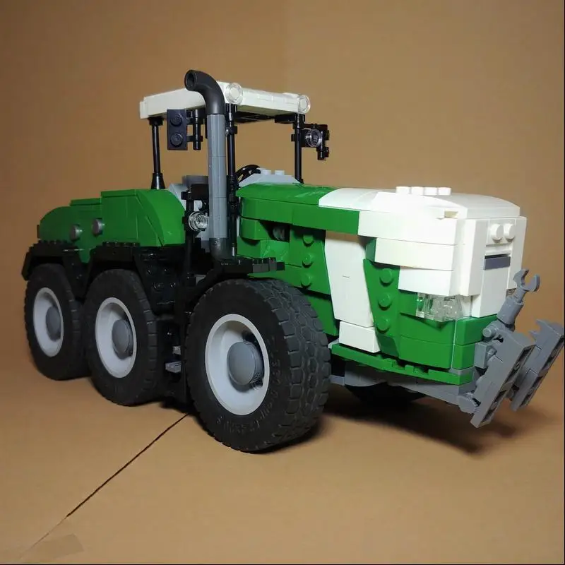 New Casey Agricultural Tractor Truck MOC-83784 Model Create Kit Set Bargaining Brick Boy Boy Boy Birthday Gift Christmas Gift