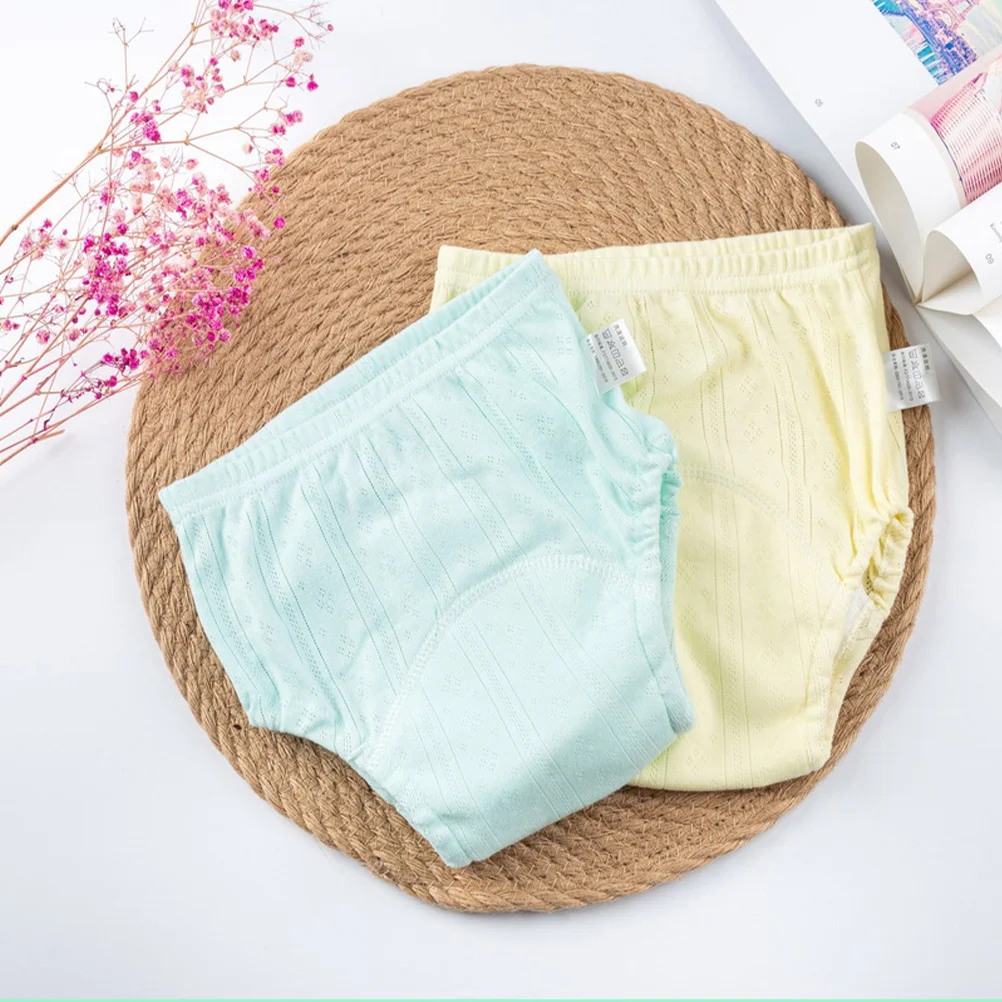 

2Pcs Cotton Diapers for Baby Girl Reusable Washable Infant Soft Skin Friendly Portable Lightweight Practical Travel