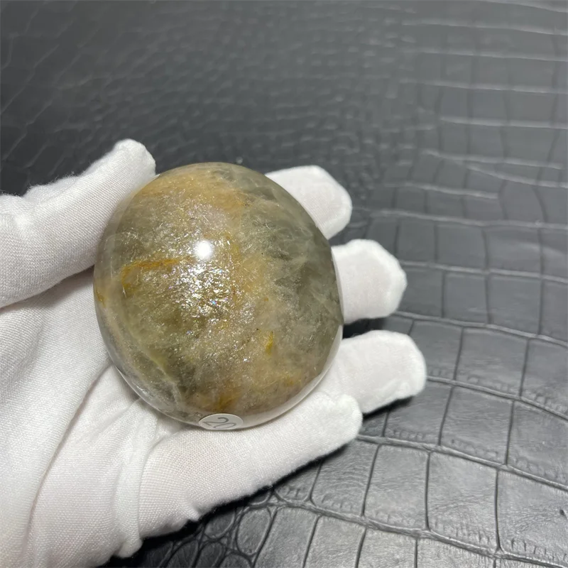 High Quality Natural Black Moonstone Palm Stone Tumbled Stones crystal healing Reiki
