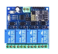 ESP8266 4 Channel Relay Board ESP-01 WIFI Module for Smart Home Intelligent Furniture 4 Channel WIFI Relay Module DC 12V