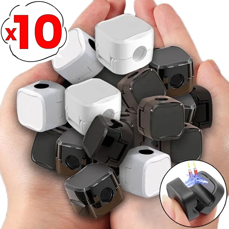 Magnetic Cable Clips Desktop Wire Holder Keeper Adjustable Cable Organizers Home Office Car Data Line Management