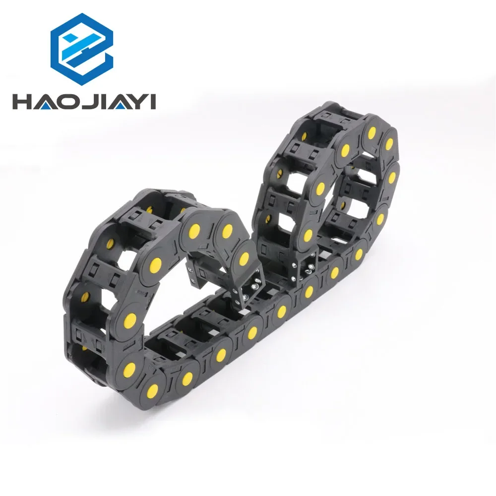 HAOJIAYI Drag Chain JFLO H25Q.1.S 20x38 20x50 Bridge Type Dual Side Opening Heavy-Duty Plastic Towline