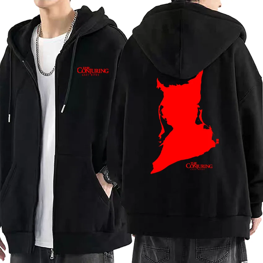 The Conjuring Last Rites الجرافيك هوديي الرجال النساء harajuku الهيب هوب معطف غير رسمي زمم سترة الملابس القوطية قمصان سويت شيرت بقلنسوة #1