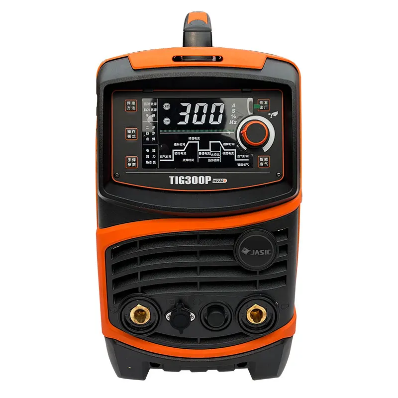 เครื่องเชื่อม TIG-300p (w232II) ระดับอุตสาหกรรม แบบพัลส์ DC สำหรับเชื่อมอาร์กอน ใช้กับเหล็กกล้าไร้สนิมและทังสเตน