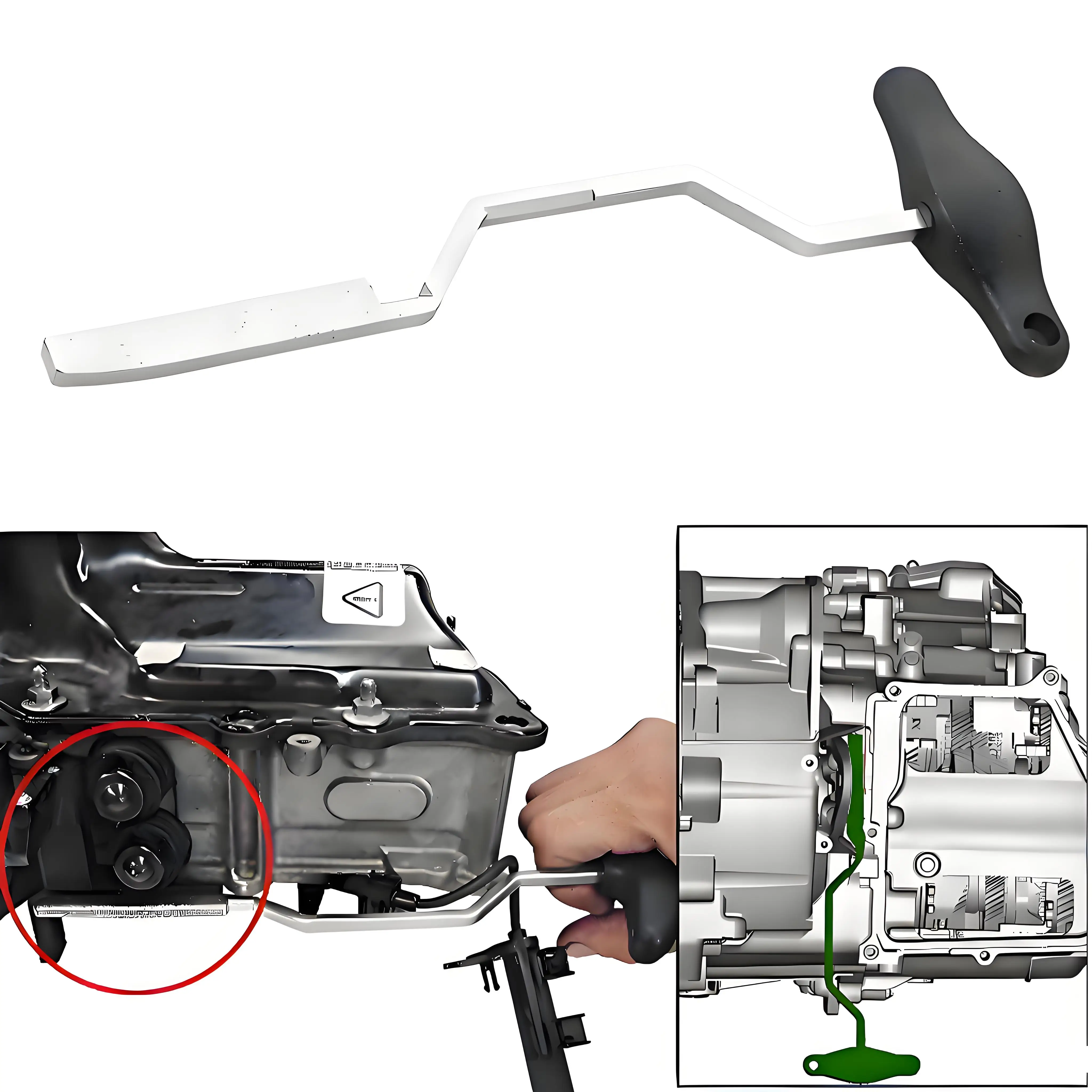 TransNova DQ200 0AM DSG Getriebe-Demontagewerkzeug, Ventilkörper-Computer-Installations- und Entfernungswerkzeug, 7-Gang für AUDI VW SKODA – Detail 5