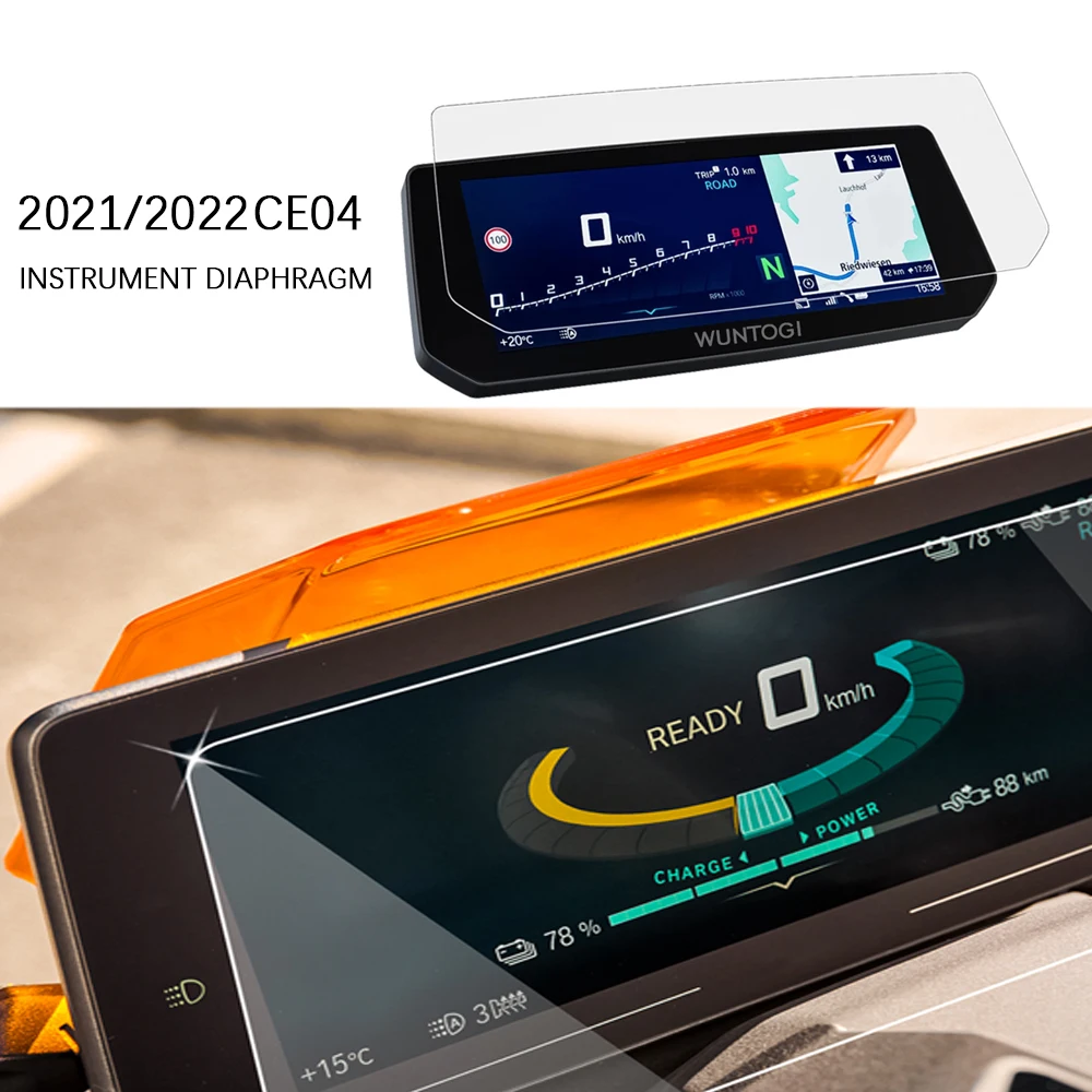 

Для BMW CE04 CE 04 2021 2022, новые аксессуары для мотоциклов, спидометр, царапины, кластерный экран, защитная пленка для приборной панели