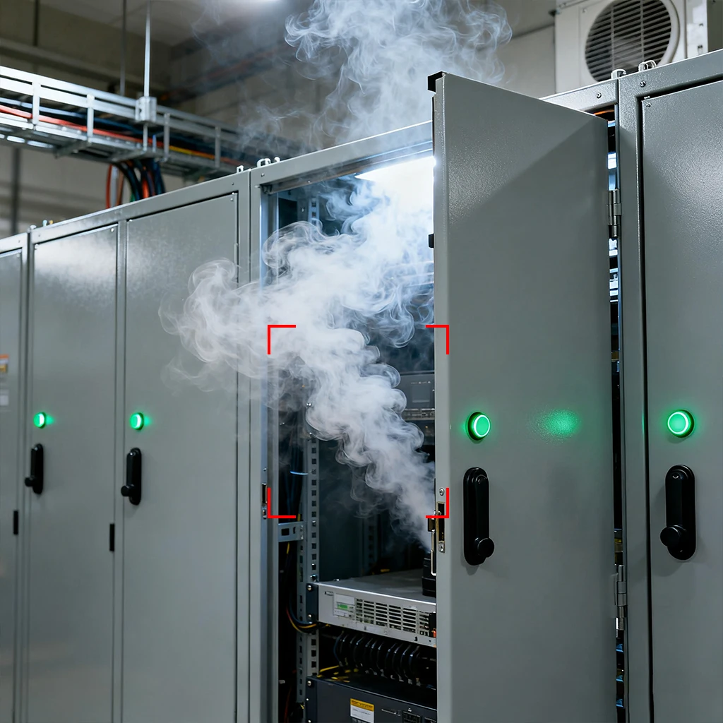 

Security Fog Generator Smart WiFi Drycold Anti Theft For Supermarket Bank Home Smoke Detection Easy Installation