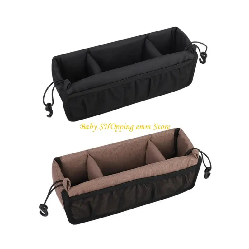 

23GD Toddler Strollers Hanging Organiser Bag Multiple Pocket Large Storage Space Easy Setsup Design for Most Pushchair