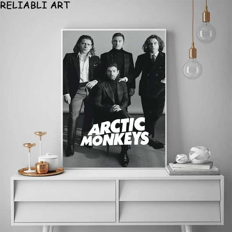 Modern Abstract Music Arctics Monkeys Poster and Print Wall Art