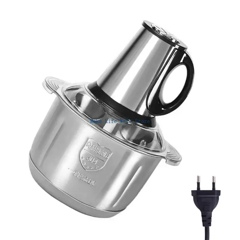 Multifunctional Powerful 400W Electric Processor for Meat Fruits Stainless Steel Grinder Home Cooking Appliance