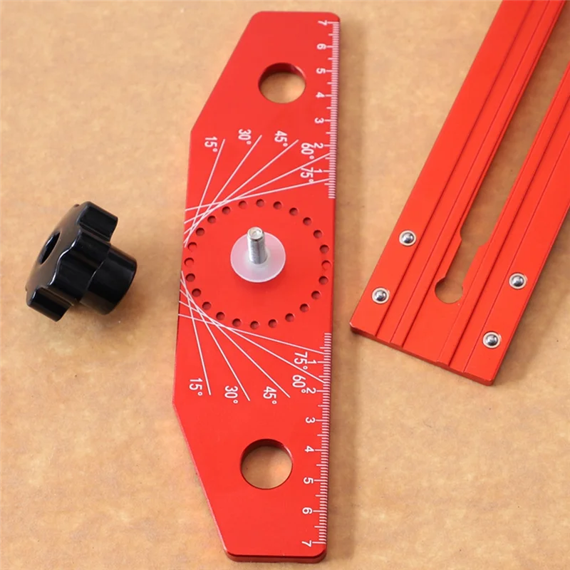 

Classy-Woodworking Angle Ruler Multi-Functional T-Type Marking Ruler Drawing Line Marking Ruler Parallel Marking Line Gauge Easy