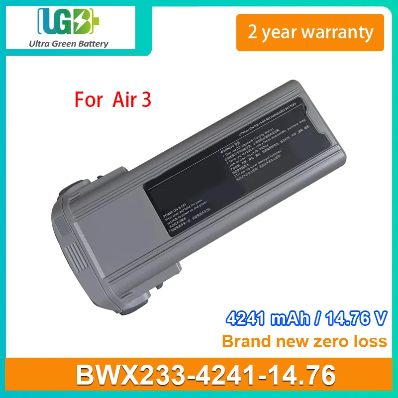 UGB New BWX233-4241-14.76 Battery For DJI Air 3 Air3 Intelligent flight battery 4241mAh