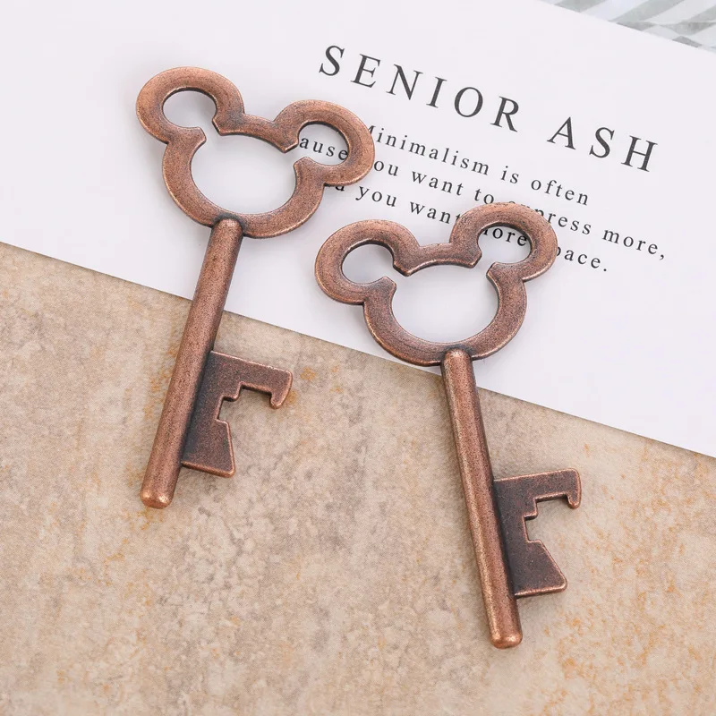 20 szt. Mickey Mouse Party Party Favor otwieracz do butelek dziewczynka Boy szczęśliwy prezent urodzinowy impreza z myszką Minnie pamiątka urocza upominek